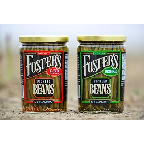 Fosters Pickled Green Beans Original, 32Oz. 3 Pack