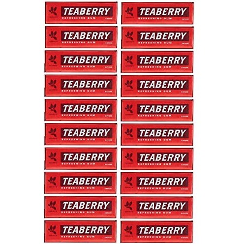 Teaberry Chewing Gum - Classic Retro Nostalgic Yummy Flavor orig...