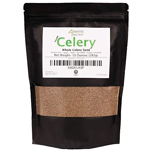 Four Seasons Harvest Celery Seeds Whole Non-Gmo &Amp; Kosher Certif
