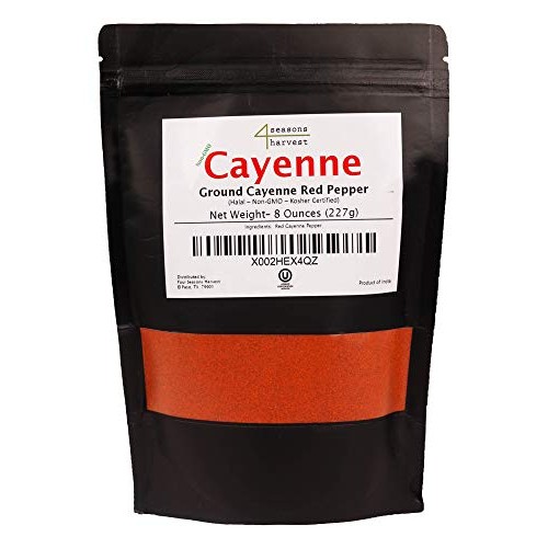 Four Seasons Harvest Ground Cayenne Red Pepper Non-Gmo &Amp; Kosher