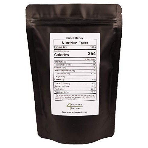 Four Seasons Harvest Hulled Barley 통보리 - 16Oz