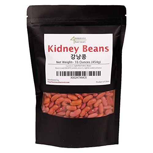 Four Seasons Harvest Light Red Kidney Beans Triple Cleaned - 16Oz