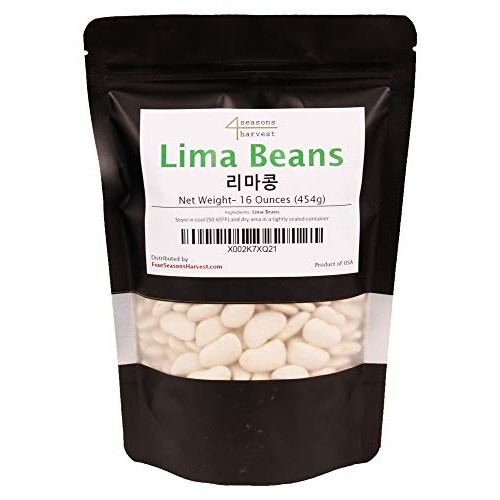 Four Seasons Harvest Lima Beans Triple Cleaned - 16Oz