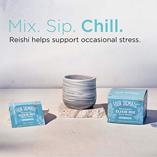 Four Sigmatic Reishi Mushroom Elixir, Organic Reishi Mushroom Po
