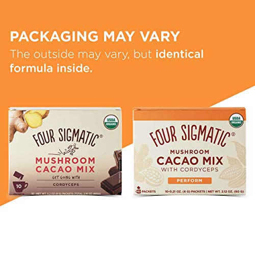 Mushroom Cacao By Four Sigmatic, Organic Instant Cacao With Cord