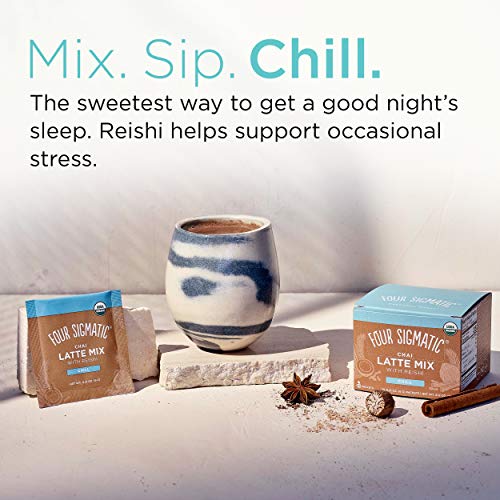 Four Sigmatic Chai Latte, Organic Instant Chai Latte With Turkey