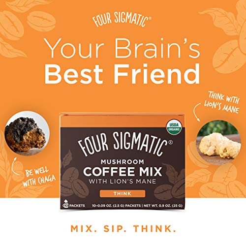 Four Sigmatic Mushroom Coffee With Lion’S Mane &Amp; Chaga For Conce