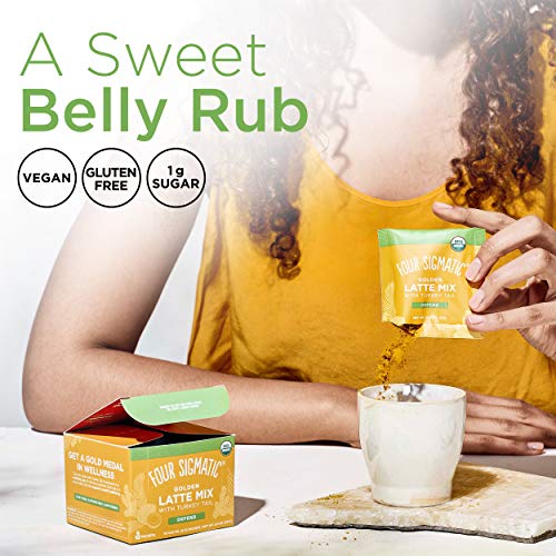 Four Sigmatic Golden Latte, Organic Instant Golden Latte With Sh