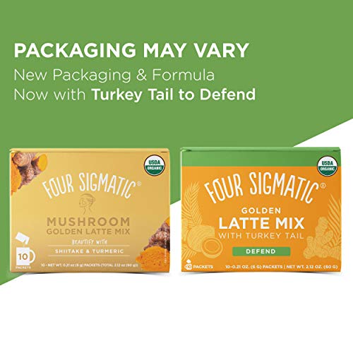 Four Sigmatic Golden Latte, Organic Instant Golden Latte With Sh
