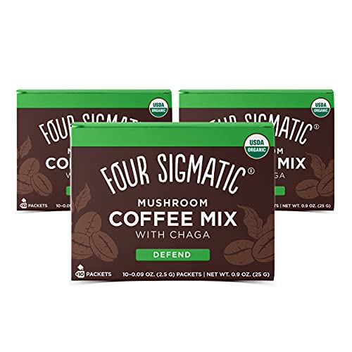 Four Sigmatic Mushroom Coffee Mix Cordyceps And Chaga Pack Of 3