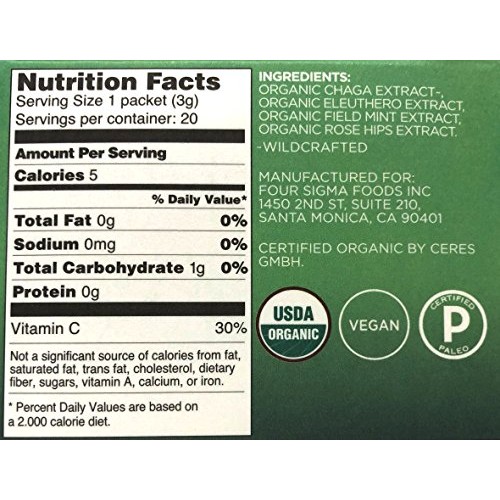 Four Sigmatic Mushroom Elixir Sampler Pack – Lion’S Mane, Chaga,