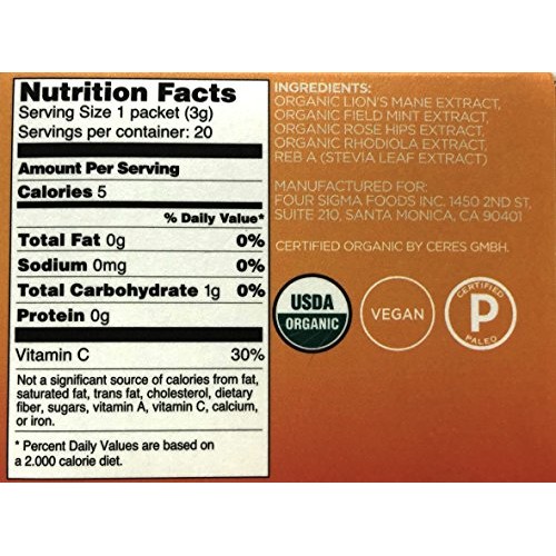 Four Sigmatic Mushroom Elixir Sampler Pack – Lion’S Mane, Chaga,