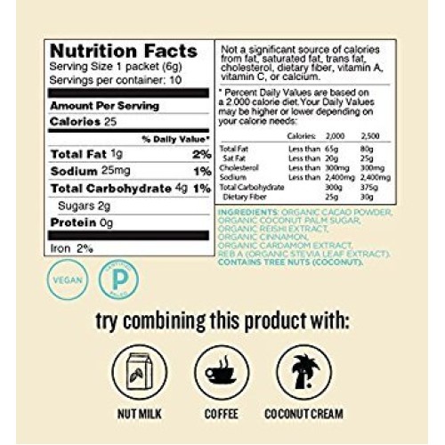 Four Sigmatic, Superfood Mushroom Hot Cacao Mix Variety Pack, Pi