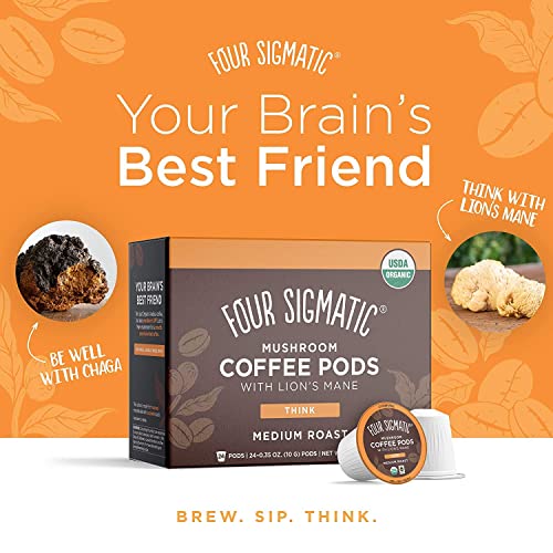 Mushroom Coffee K-Cups by Four Sigmatic | Organic and Fair Trade...