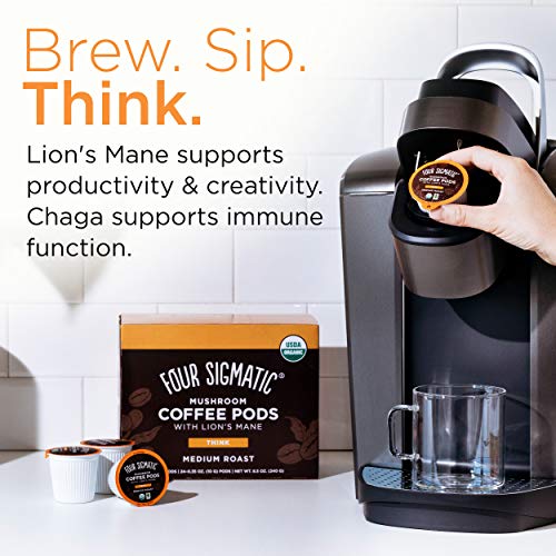 Mushroom Coffee K-Cups by Four Sigmatic | Organic and Fair Trade...