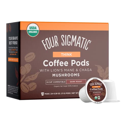 Mushroom Coffee K-Cups by Four Sigmatic | Organic and Fair Trade...