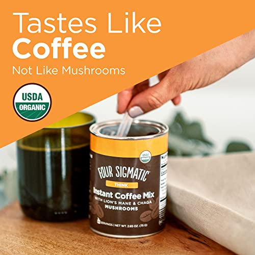 Organic Instant Coffee Powder By Four Sigmatic | Arabica Instant