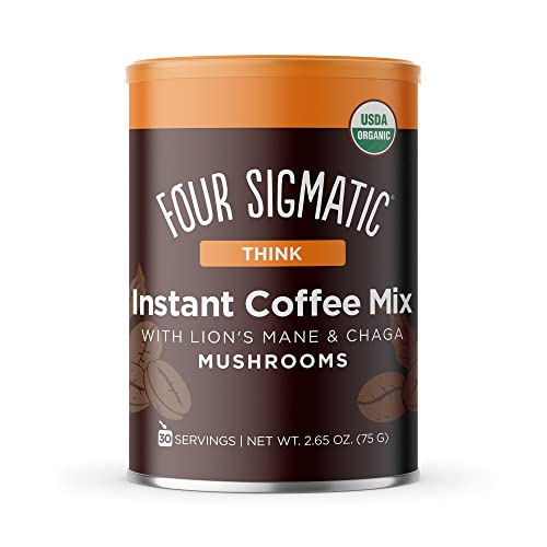 Organic Instant Coffee Powder By Four Sigmatic | Arabica Instant