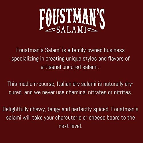 Foustmans Salami Rosemary Lamb Artisanal, Nitrate-Free, Natur