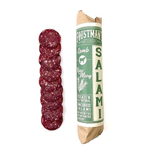 Foustmans Salami Rosemary Lamb Artisanal, Nitrate-Free, Natur