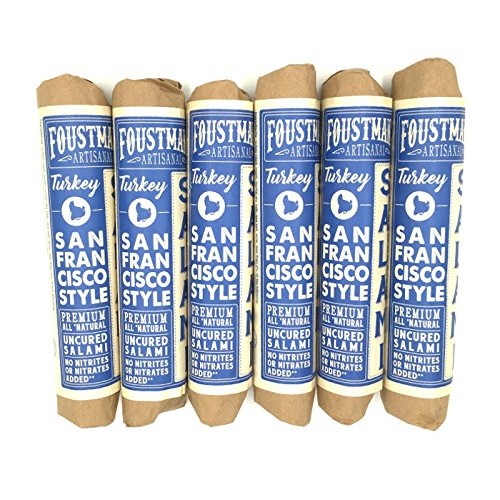 Foustmans Salami Turkey San Francisco Style Artisan, Nitrate-