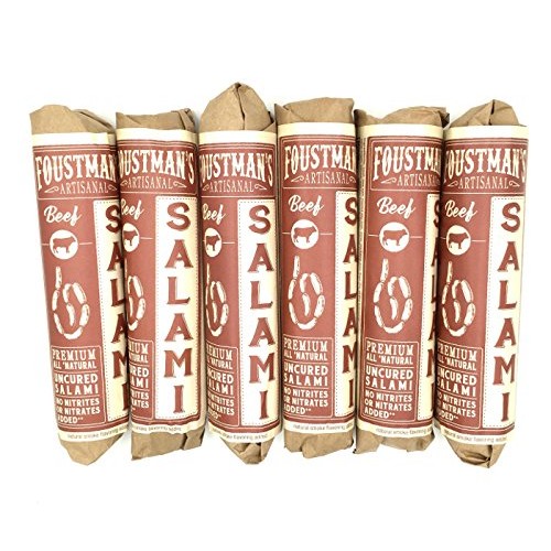 Foustmans Salamis Beef Artisan, Nitrate-Free, Naturally Cured
