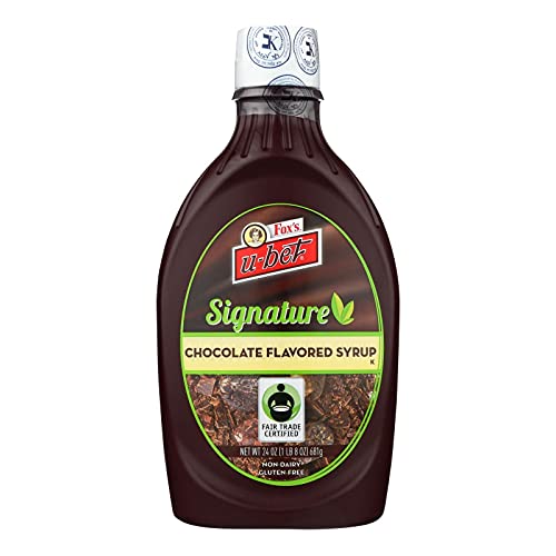 Foxs U-Bet Fair-Trade Syrup All Natural Chocolate 24 Ounce Pack