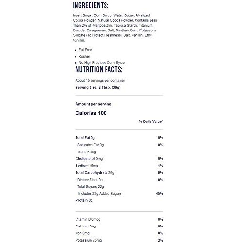 Foxs U-Bet Original Chocolate Flavor Syrup, 22 Ounces, Pack Of 2