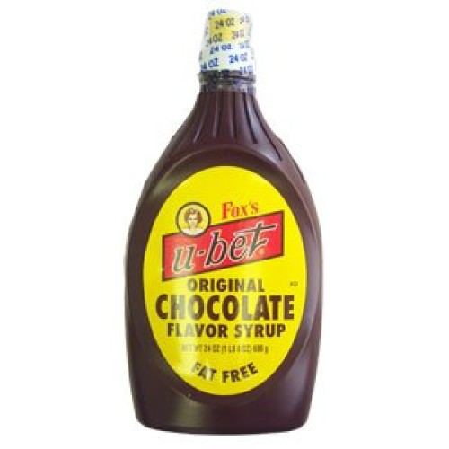 Foxs U-Bet Chocolate Flavor Syrup 20Oz - 6 Unit Pack