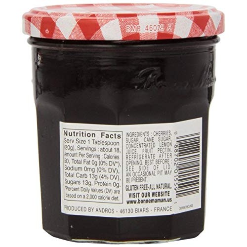 Bonne Maman Variety Pack, 13-Ounces, Pack Of 3 Cherry, Raspberr