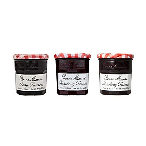 Bonne Maman Variety Pack, 13-Ounces, Pack Of 3 Cherry, Raspberr