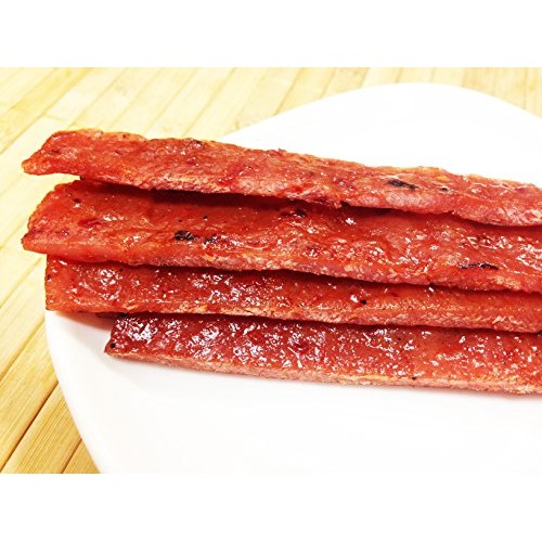 Made To Order Fire-Grilled Asian Pork Jerky Spicy Flavor - 12 O