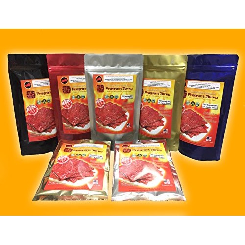 Made To Order Fire-Grilled Asian Pork Jerky Spicy Flavor - 12 O
