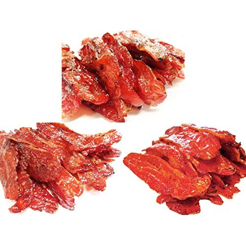 Variety Pack #6 Bacon Jerky 12 Ounce Weight - Original Flavor