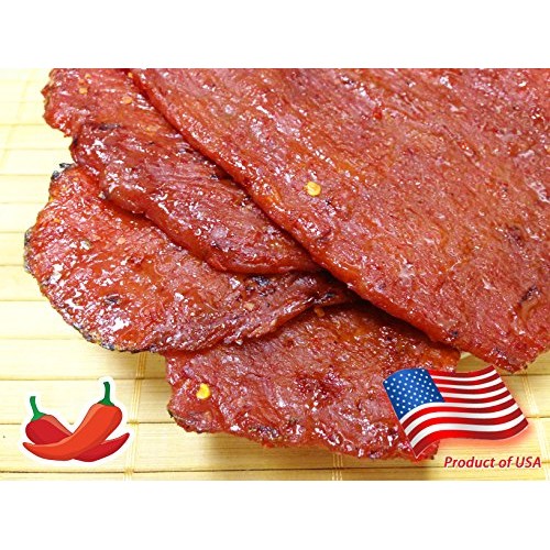 Variety Pack #7 Spicy Flavor Beef And Pork Jerky 12 Ounce Weigh