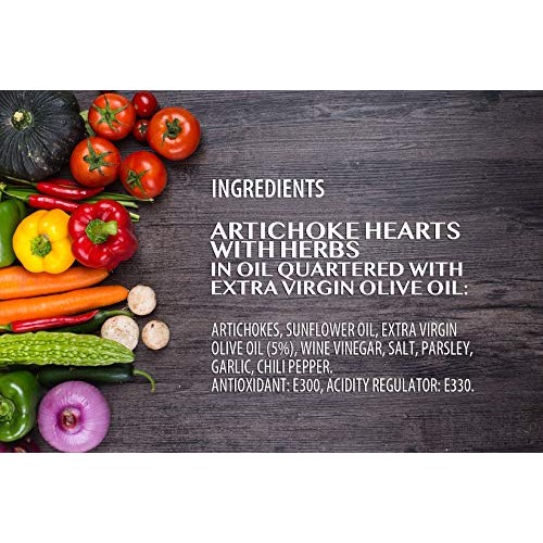 Framore Artichoke Hearts In Herbs And Olive Oil, Quartered, Auth