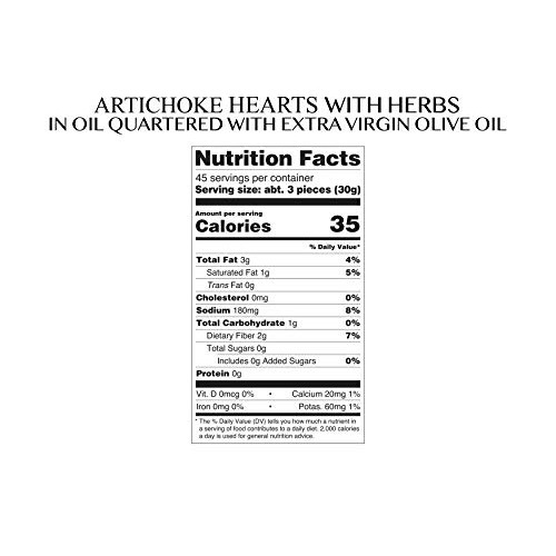 Framore Artichoke Hearts In Herbs And Olive Oil, Quartered, Auth