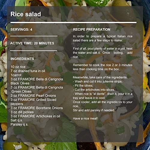 Framore, Green Olives Bella Di Cerignola Stuffed With Garlic Fif