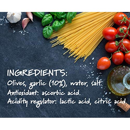 Framore, Green Stuffed Olives With Garlic Bella Di Cerignola 10.