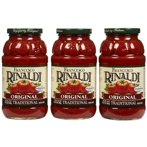 Francesco Rinaldi Plain Spaghetti Sauce, 24 Oz, 3 Pk