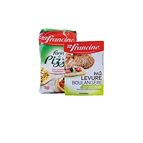 Francine French Imported Pizza Flour &Amp; Bakers Yeast Bundle