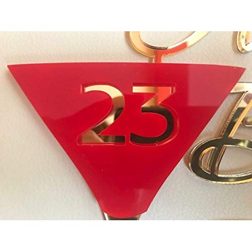 Happy Birthday 23Rd Cake Topper Unique Personalised Toppers Any