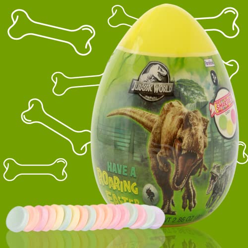 Jurassic World Large Plastic Egg with Smarties, Easter Basket Ca...