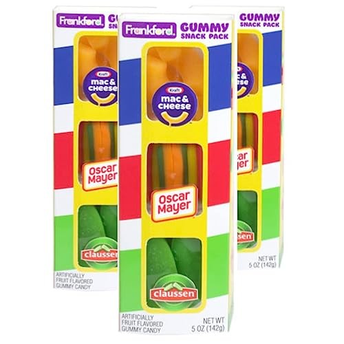 Kraft Heinz Assorted Fruit-Flavored Gummy Candy Snack Pack, 3 Pa...