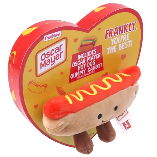 Oscar Mayer Heart Box with Gummy Candy & Plush Toy, By Frankford...
