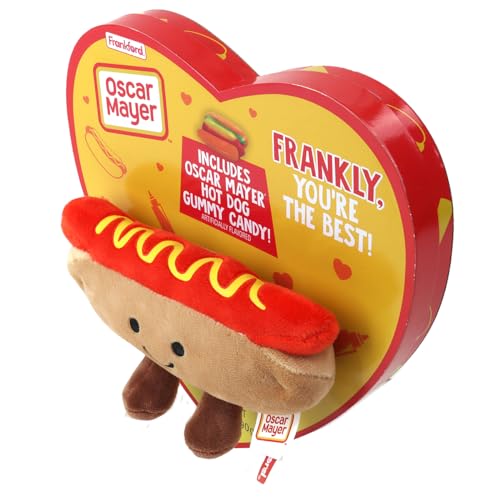 Oscar Mayer Heart Box with Gummy Candy & Plush Toy, By Frankford...