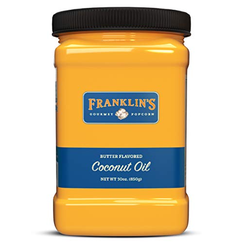 Franklin’S Gourmet Popcorn Butter Flavored Coconut Oil - 30 Oz. Franklin’S Gourmet Popcorn Butter Flavored Coconut Oil - 30 Oz.