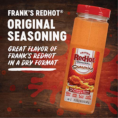 Franks Redhot Orginal Seasoning, 21.2 Oz