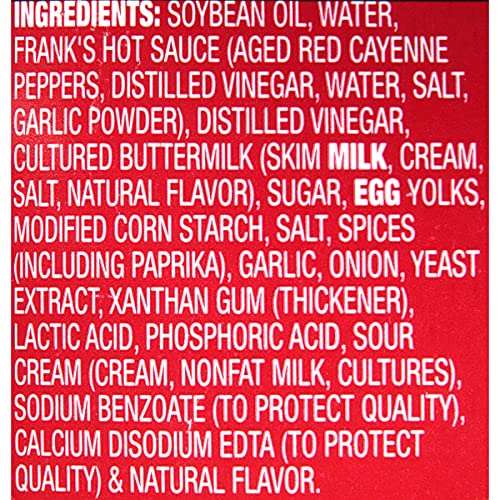 Franks Redhot Buffalo N Ranch Thick Sauce, 12 Oz Pack Of 6