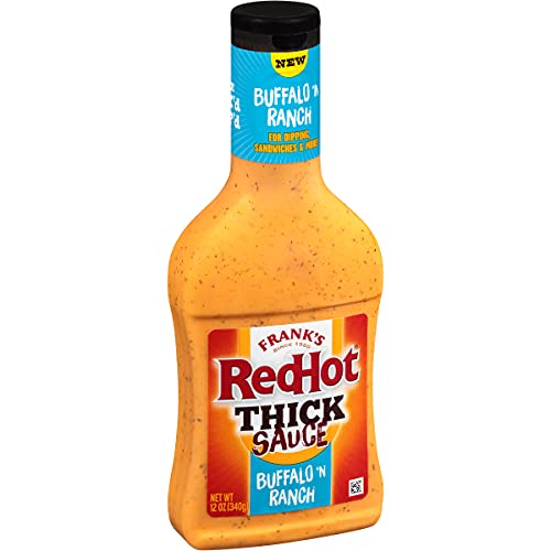 Franks Redhot Buffalo N Ranch Thick Sauce, 12 Oz Pack Of 6